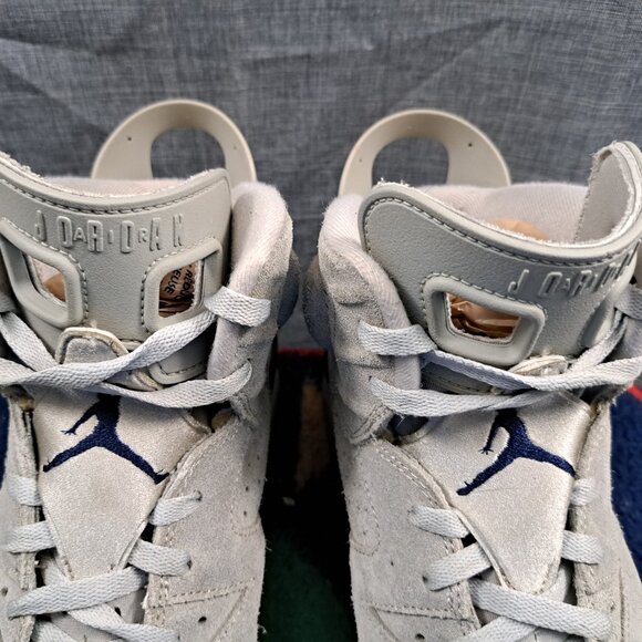 %Nike Air Jordan 6 Retro Georgetown Men\'s Size 10.5 OG Gray AJ19 main image 6